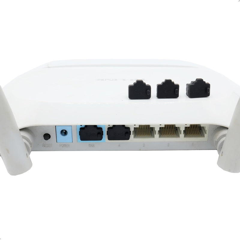30 Pcs Silicone RJ45 Ethernet Hub Port RJ45 Anti-Dust Cover Cap Protector Plugs Stoppers for RJ45 Female Port Devices,TV,Computer,Other Devices,Black