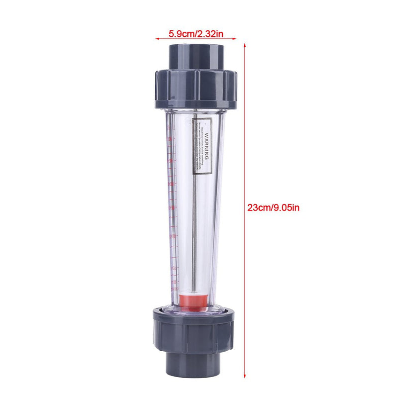 [AUSTRALIA] - LZS-25 Flowmeter Plastic Pipe Type 300-3000L/H Water Flow Meter Measuring Tools for Chemical Light 