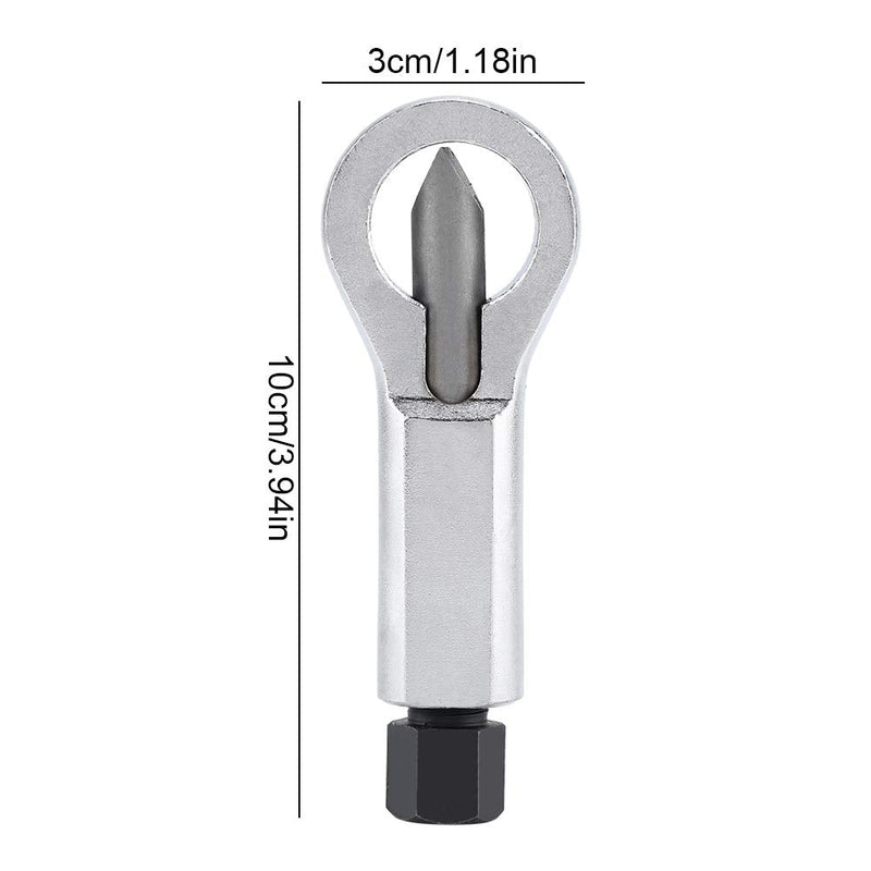 Tangxi 9-27 mm 5/16" - 7/8" Sliding Toothnut Manual Brake Removal Metal Nut Brake Manual Pressure Tools Nut Splitter Cracker Remover (10 x 3 cm / 3.94 x 1.18 Inches)