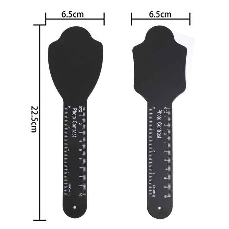 Sarini 2 Piece Dental Photo Contrast Board with Black Background Dental Photo Fully Autoclavable Dental Oral Contrast Board Dental Care Kits