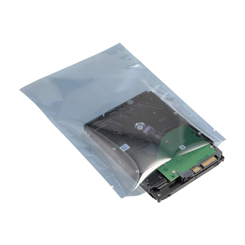 uxcell Antistatic Shield Shielding Bag, Flat Open Top Anti Static Bag for Electronic Devices, 6x9 inch(160x230mm), 25 PCS