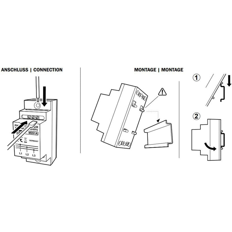 Kemo Electronic - Accoppiatore DIN trifase reti powerline homeplug onde convogliate max 650 Mbit/s