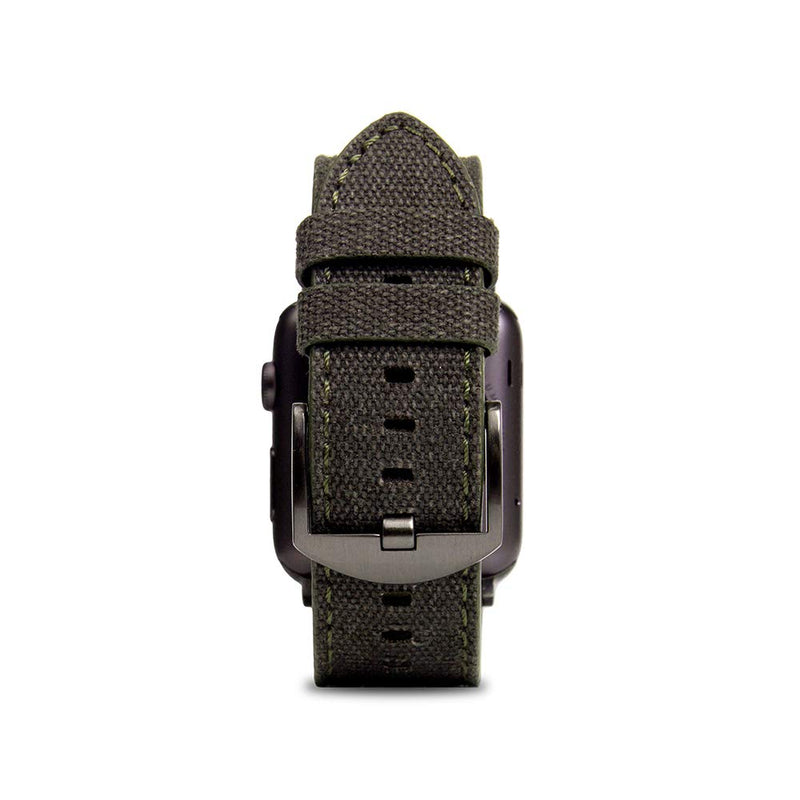 SLG D+ Wax Canvas Strap for Apple Watch Khaki