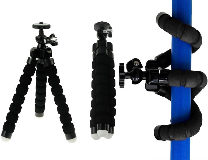 Start-Up Beginner Vlogging Kit with 6" Flexible Tripod, 36 LED Studio Light & Smartphone Holder Tripod Adapter Mount for Amateur Vlogging, YouTube, Tiktok and Instagram Live Stream Kit