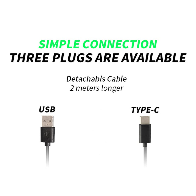 Professional Phone & USB Condenser Microphone with Stand for Computer & Phone, Plug & Play. Great for Live Streaming, YouTube Recording, Gaming, Podcast, Karaoke on Cell Phone & PC