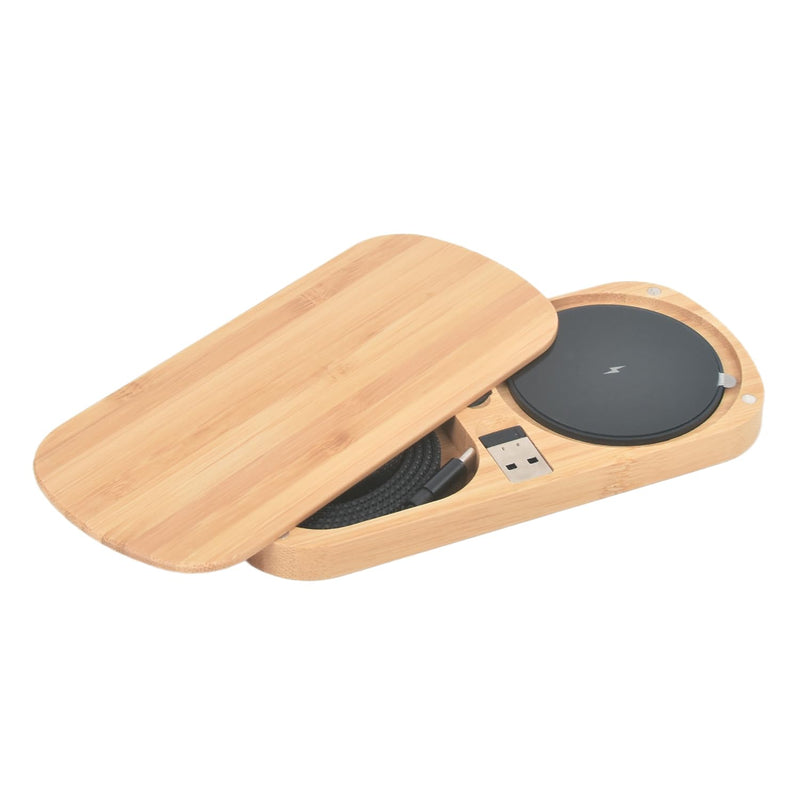 Multi USB Charger Adapter Charging Cable,Type C to USB OTG Converter,USB C to iOS,Portable Box for(6sets, Bamboo)