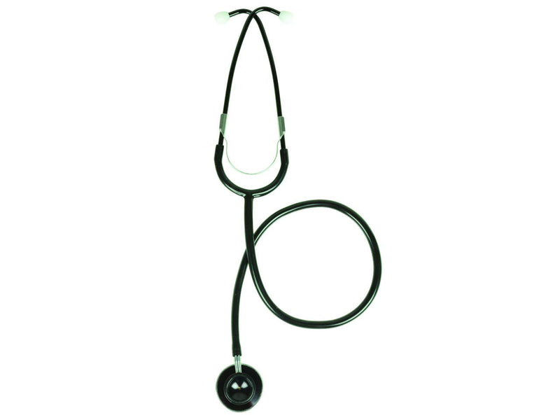 [AUSTRALIA] - TRAD colour dual head stethoscope, black colour, lightweight aluminium frame 