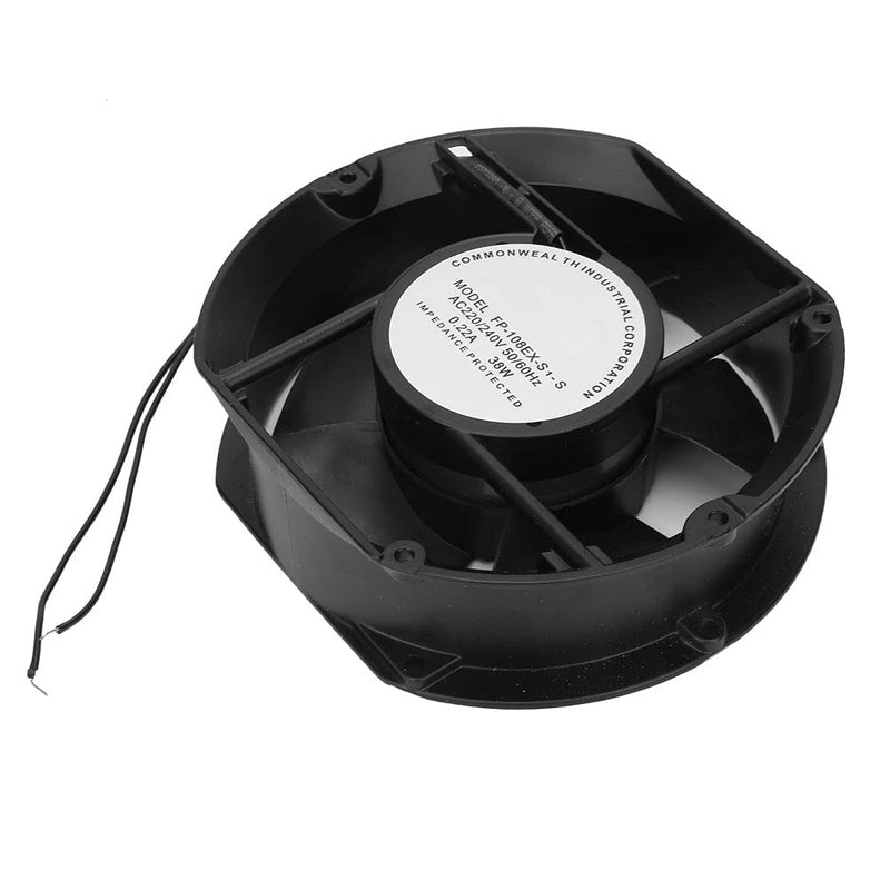 AC Axial Fan AC220V 38W Oval Ball Bearing Fan for DIY Cooling Ventilation Exhaust Projects