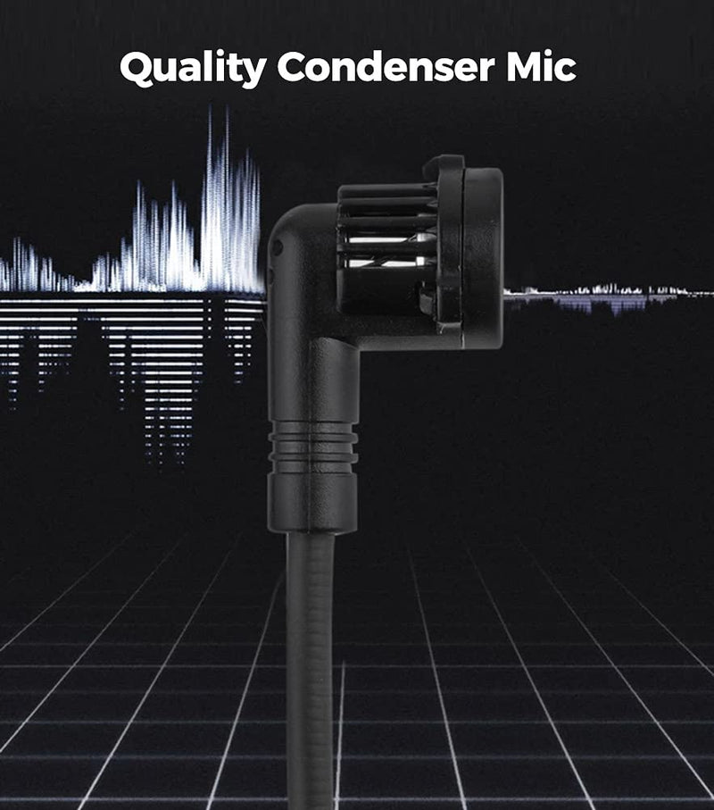 2.4G Wireless Flute Microphone Tie on Music Instruments Microphone, Wireless Receiver and Transmitter, for Flute and More