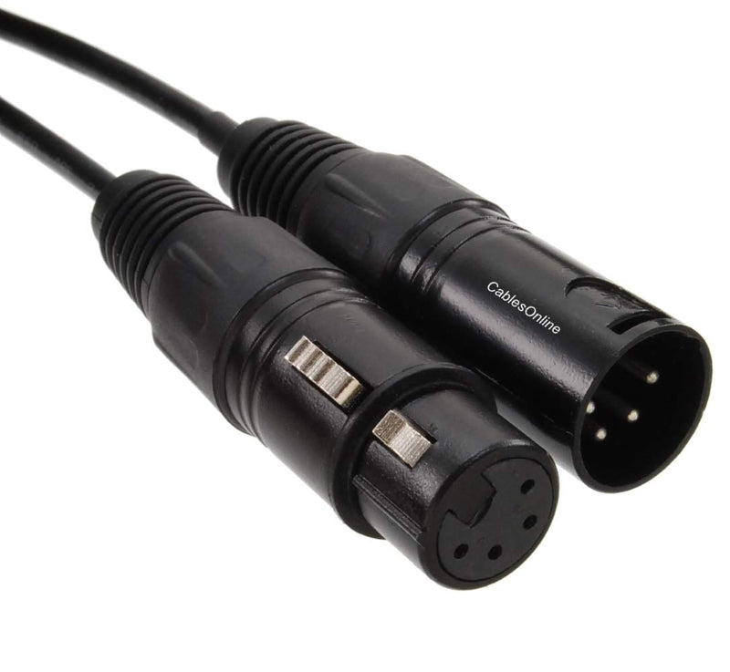 [AUSTRALIA] - CablesOnline, 10ft. XLR 4-Pin Female to XLR 4-Pin Male Shielded Extension Patch Cable, X4-0010 