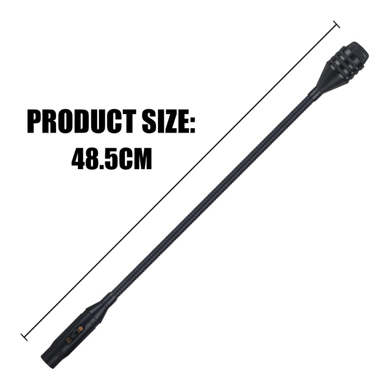 D2 Flexible Professional Dynamic bob Barker Microphone with switchgear for Video Conference, Singing, Karaoke DJ Mixer Dedicated Disc KTV Bar Gooseneck DJ Mic,3-pin XLR