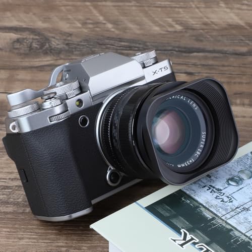 Haoge LH-X53 Bayonet Square Metal Lens Hood for Fuji XF 35/18/60mm F1.4/2 R / F2.4 R Macro Lens