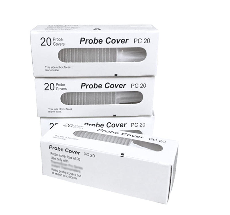 500 Counts Ear Thermometer Probe Covers Refill Caps Lens Filters for All Braun Thermometer Models Thermometers, Disposable Covers for Digital Ear Thermometers (500) 500