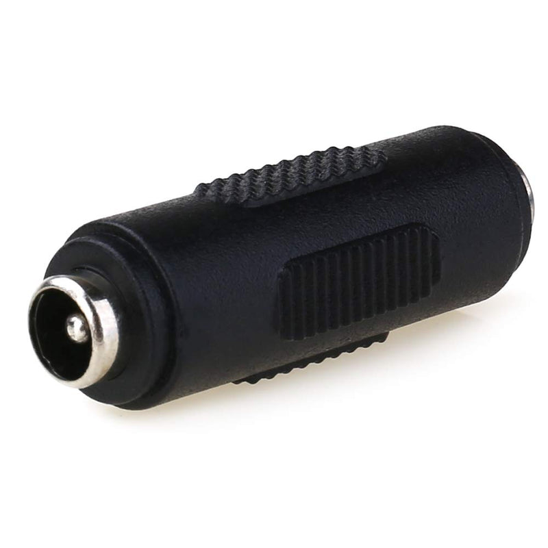 MOBOREST 12V 5.5mm x 2.1mm DC Power Connector Adapter, 12/24V Female to Female Power Jack Socket for Led Strip CCTV Security Camera Cable Wire Ends Plug Barrel -2PCS Female to Female -2PCS