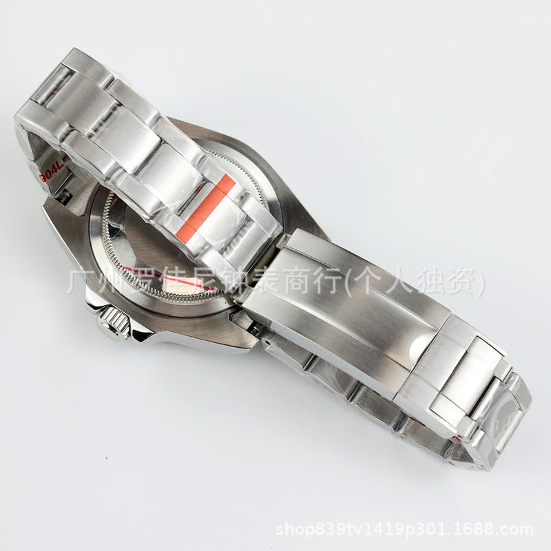 Watch Case with Band for Seiko NH35, Blue Bezel Diver Style Case Set, 904L Stainless Steel & Sapphire Crystal‌