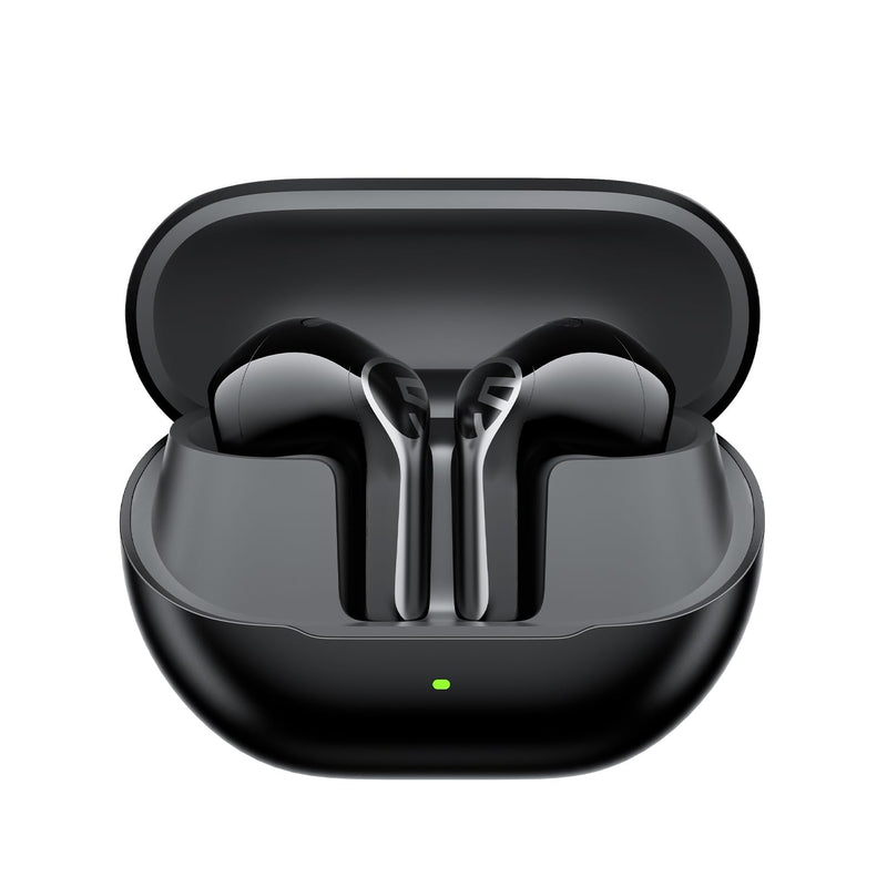 SoundPEATS Air6 HS LDAC Hi-Res Wireless Earbuds, Bluetooth 6.0, 13mm Driver | LDAC Hi-Res Audio Certified, 13mm Triple-Magnet Driver, 2MIC ENC, IPX5 Waterproof, Dynamic EQ, 45H, Bio-Composite Diaphragm Black