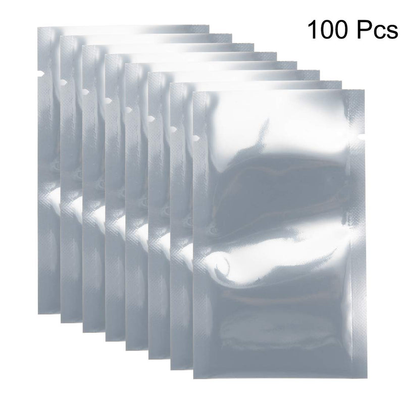 uxcell Antistatic Shield Shielding Bag, Flat Open Top Anti Static Bag for Electronic Devices, 2x4 inch(60x100mm), 100 PCS