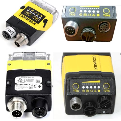 Cognex Power IO Cable for Checker 201 202 in Sight 9000 7000 2000 DataMan 300 500 Sensor Reader, M12 A-Coded 12 Pin Male to 12 Pin Female 2M 2 m