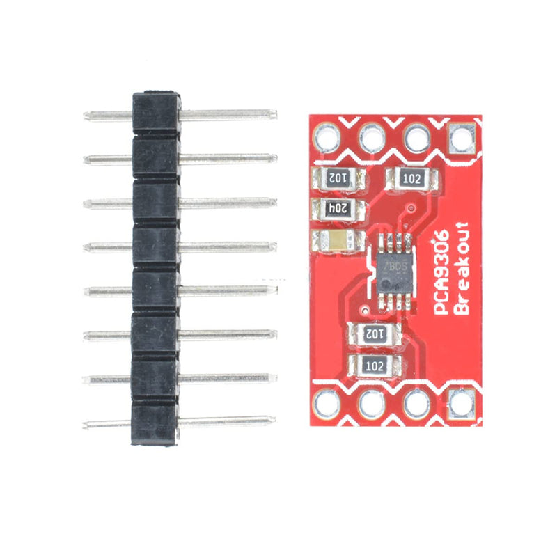 Hailege 2pcs PCA9306 Level Translator Breakout Module IIC I2C Dual Voltage 2-Bit Bidirectional Translator 5V 3.3V