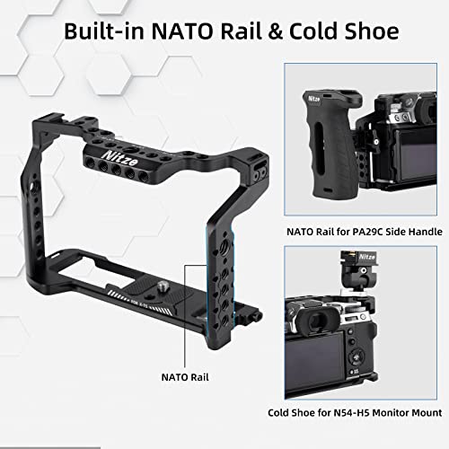 Nitze XT5 Cage for FUJIFILM X-T5 Camera - T-F03A