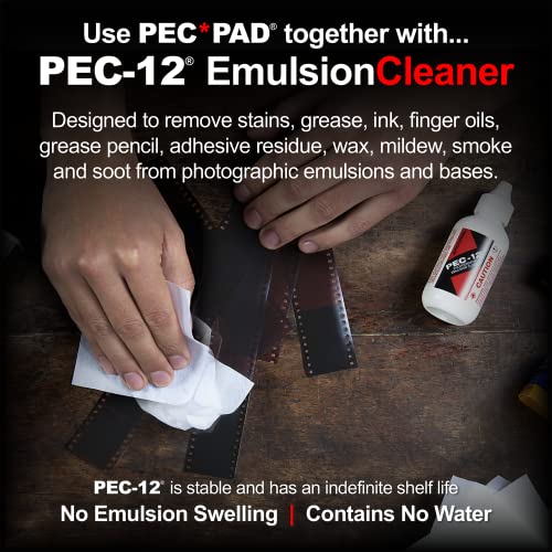 PEC-PAD Lint Free Wipes 4”x4” Non-Abrasive Ultra Soft Cloth for Cleaning Sensitive Surfaces like Camera, Lens, Filters, Film, Scanners, Telescopes, Microscopes, Binoculars. (100 Sheets Per/Pkg) 4-Pack 100 Count (Pack of 4)