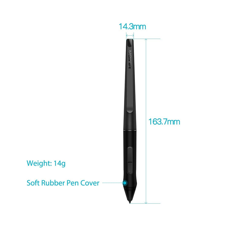HUION PW500 Battery-Free Stylus for Huion KAMVAS GT-191V2 / KAMVAS PRO 20/KAMVAS PRO 22 and Inspiroy Q11KV2 / WH1409V2 Graphics Tablet