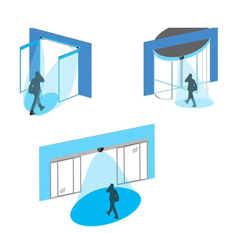 [AUSTRALIA] - MENGQI-CONTROL Request to Exit PIR Motion Sensor Exit Infrared Detector for Exit for Automatic Opening Door Access Control 