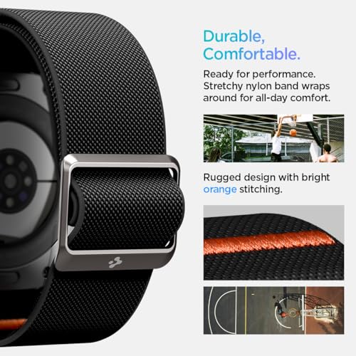 Spigen Tempered Glass Screen Protector [GlasTR EZ FIT] and Lite Fit Band Designed for Samsung Galaxy Watch Ultra2/1 47mm
