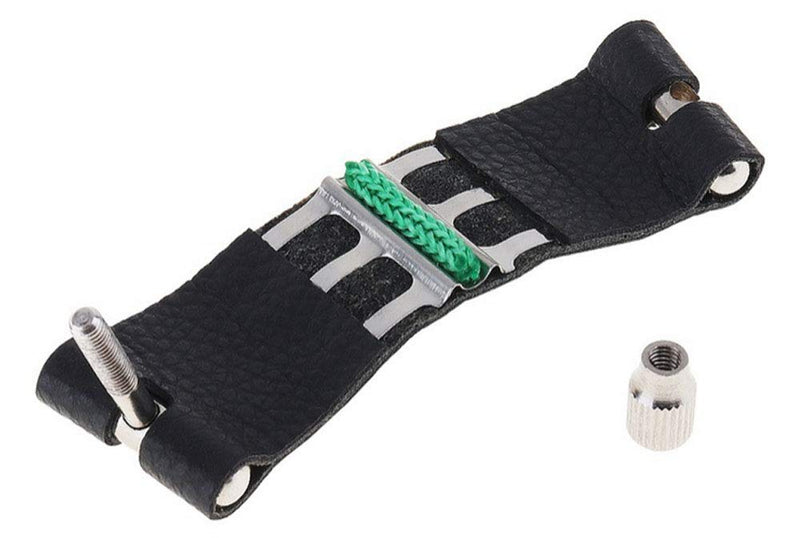 [AUSTRALIA] - Artificial Leather Clarinet Mouthpiece Ligature Fastener Compact Durable Black 