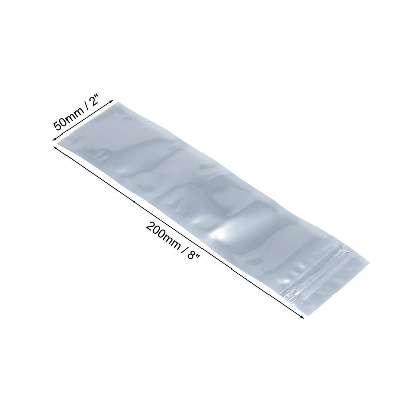 uxcell Anti Static Resealable Shielding Bag, 50x200mm/2x8 inch, Protective Antistatic Bag, for Store HDD SSD RAM Laptop Hard Drives Memory Card, Electronic Devices, 25pcs