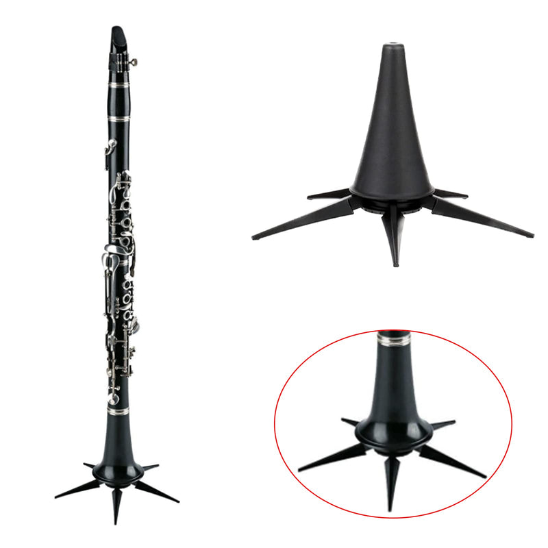 Portable Clarinet Stand Holder, Metal Folding Clarinet Stand, 5-Leg Stable Support Clarinet Rest, Clarinet Accessories