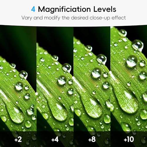 JJC 77mm Macro Close-Up Filter Set (+2 +4 +8 +10) with Lens Filter Pouch