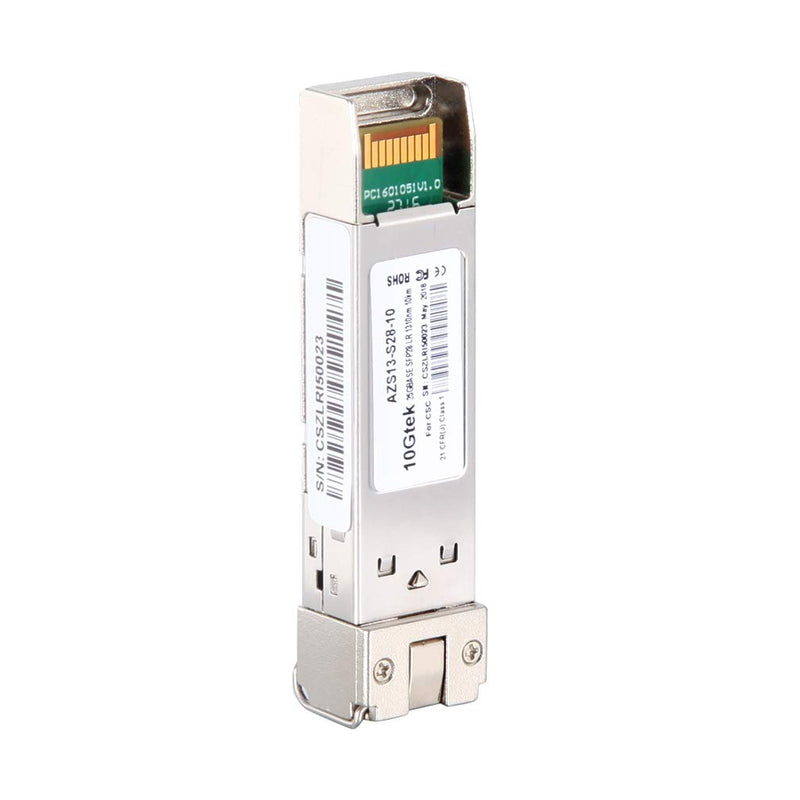 10Gtek 25G SFP28 SFP+ Transceiver, 25GBase-LR Module, 1310nm SMF, up to 10km, Compatible with Mellanox MMA2L20-AR 25GBase-LR: 10km