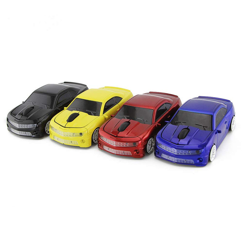 FASBEL for Chevrolet Camaro Sports Car Mouse Wireless Mice Computer Laptop PC Optical Mouse (Blue) Blue