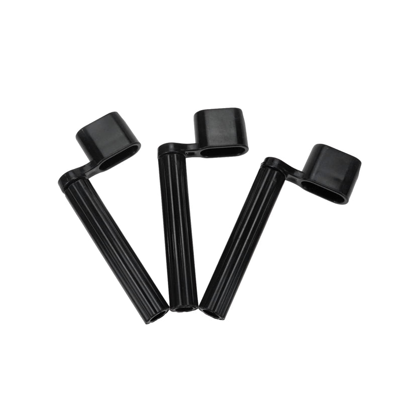 [AUSTRALIA] - 3PCS Acoustic Electric Guitar String Winder Peg Bridge Pin Tool Plastic Black 