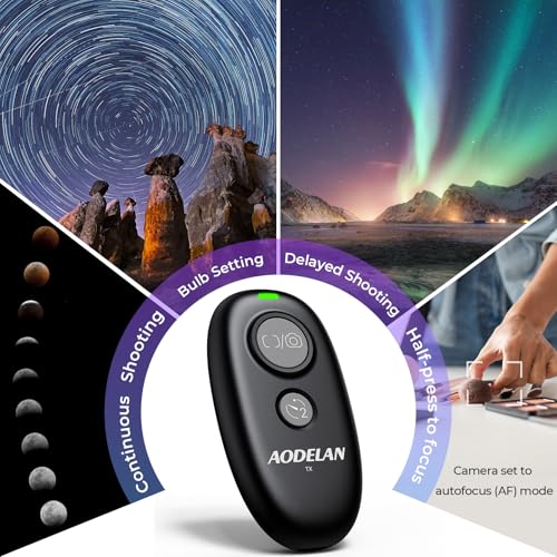Upgraded Rechargeable USB-C Camera Wireless Shutter Release Remote Control Upgraded for Sony