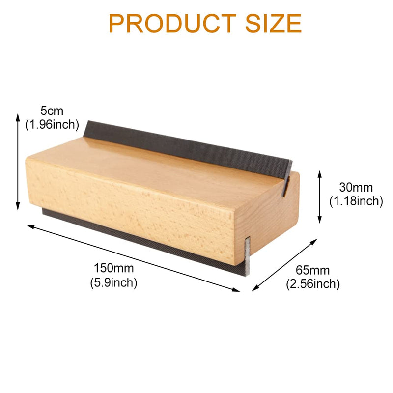 EMVANV Wood Guitar Fret Beveling File, Wood Cutting Edge Tool Fret End Dressing Luthier Tool Bass Ukulele 35/90 Degree Luthier File Tool(Size:1pc) 1pc
