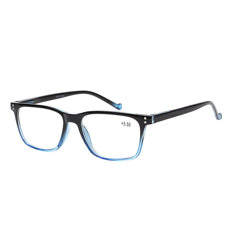JOSCHOO 5 Pack Reading Glasses Men Women Spring Hinges Comfortable Glasses for Reading (5 Mix, 2.5)Medium 5 Mix 2.5 x