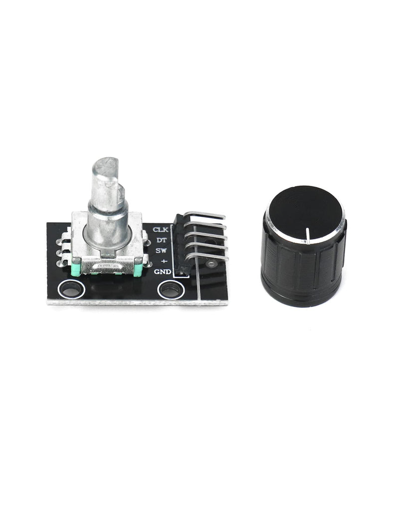 [AUSTRALIA] - QWORK 5pcs KY-040 Rotary Encoder Module 360 Degree Rotary Angle Encoders with Push Button for Arduino 