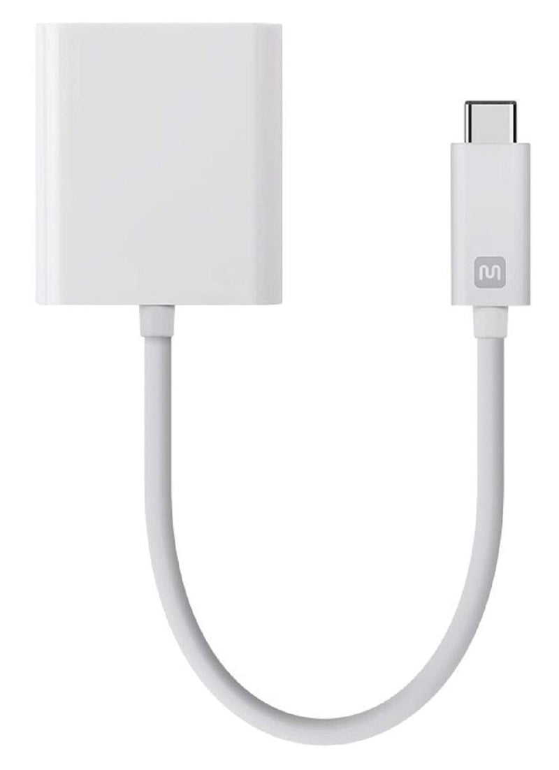 Monoprice USB-C to HDMI 2.0 Adapter - 4K@60Hz, Supports Up to 10Gbps Data Rate, USB 3.1 SuperSpeed, Compatible with MacOS, Windows, and Chrome OS, White - Select Series (Pack of 2) 1 Count (Pack of 2)