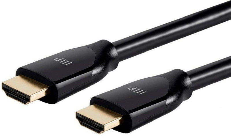 Monoprice Certified Premium HDMI Cable (25 Feet) and Gold Plated Speaker Banana Plugs (5 Pairs)