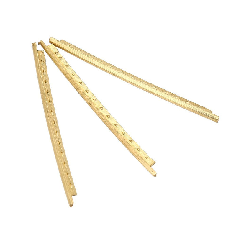 20Pcs Guitar Frets 2.0mm Brass Frets Wire for Folk Acoustic Electric Guitar Fret Wire Replacement