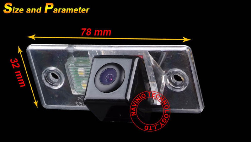 Backup Camera Waterproof Rear-View License Plate Parking Vehicle Camera for VW Scirocco Fabia Seat Tiguan Touareg Santana Golf 5 V Passat Polo Skoda