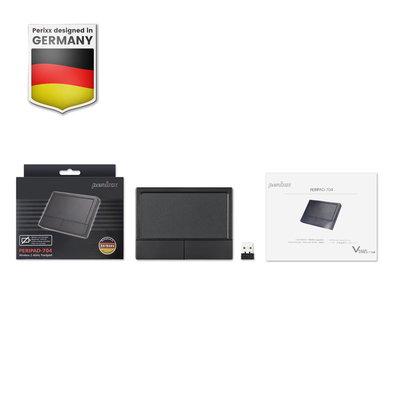 Perixx PERIPAD-504 Wired USB Touchpad, Portable Trackpad for Desktop and Laptop User, Large Size,Big Big - Wired