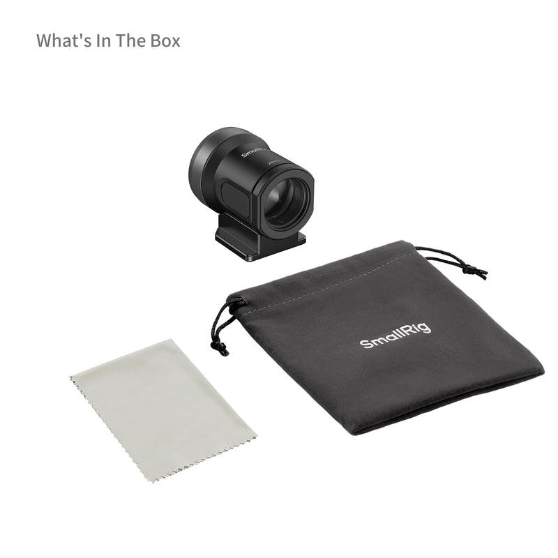 SmallRig 28mm External Optical Viewfinder, 5 Groups Optical Glass, 98% Light Transmittance, Cold Shoe Mount, for Sony, for Fujifilm, for Nikon, for Canon, for Ricoh, for Leica Cameras - 5873