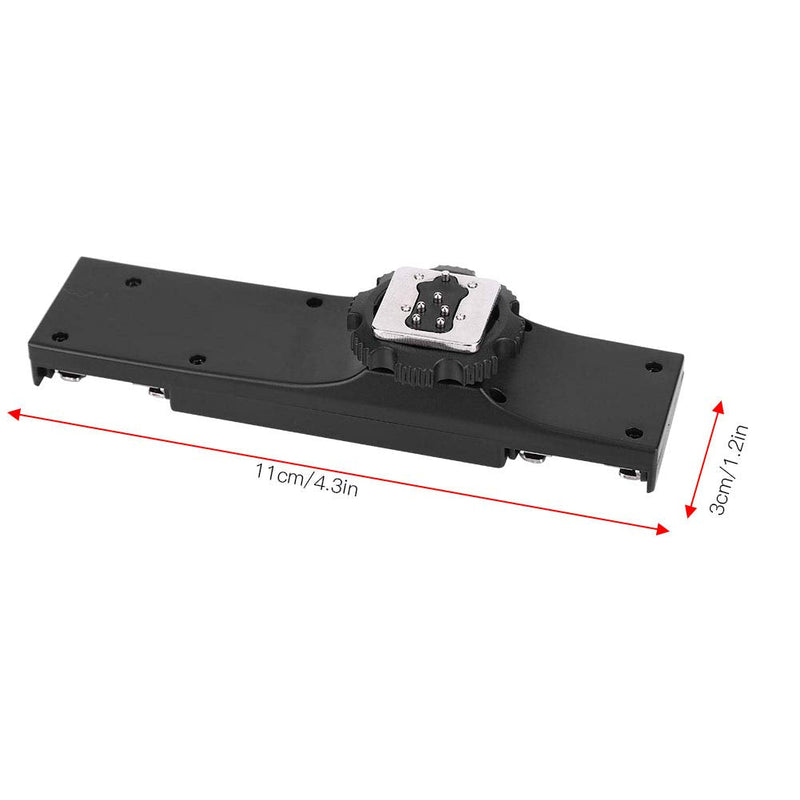 [AUSTRALIA] - Dual Hot Shoe Splitter Camera Shoe Mounts, Dual Hot Shoe Flash Speedlite Light Bracket for SLR Camera Camcorder, Extension Bar Mount Cold Shoe Extension Bracket (for Canon) For Canon 