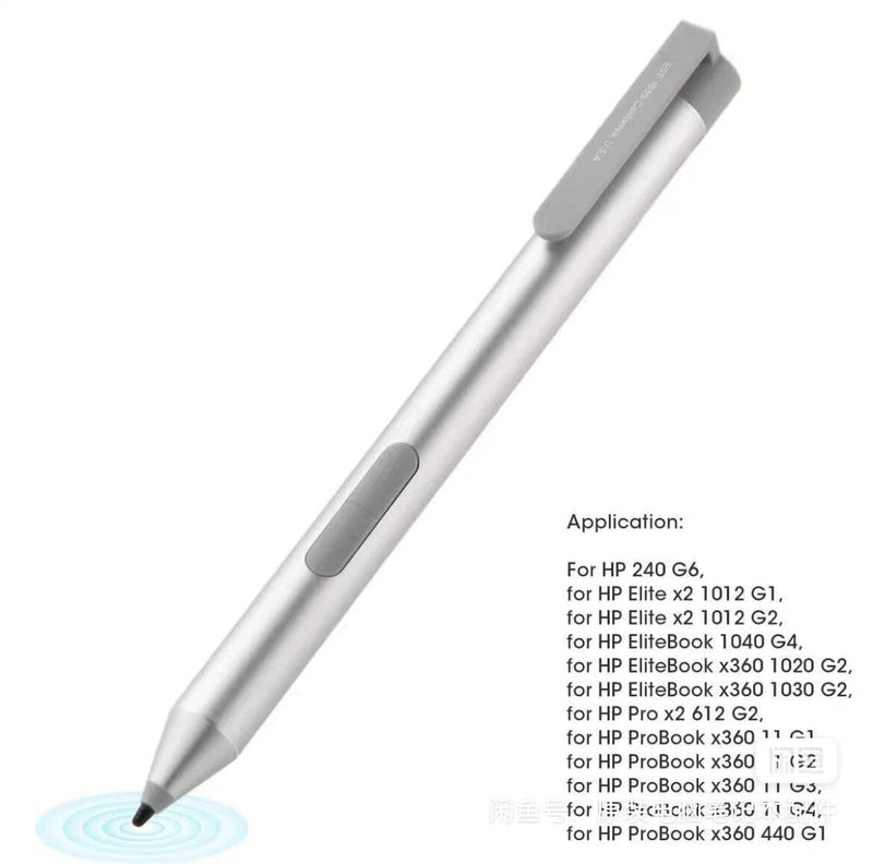 Active Pen G3 for HP Elite x2 1013 G3, HP EliteBook x360 G2/G3/G4,HP ProBook G1/G2, HP Elite Dragonfly Laptop Compatible with HP T4Z24AA 1FH00AA 4KL69AA 918171-001, Silver