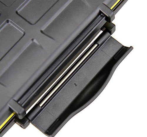 JJC MC-SD6CF3 Rugged Water-Resistant Memory Card Case fits 3x CF / 6x SD Cards, Black