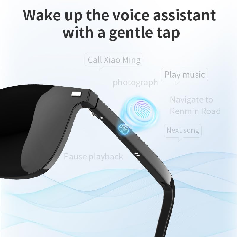 AI Translation Glasses for Men Women, 118 Languages Real-Time Translator Bluetooth 5.3 Smart Glasses with Magnetic Lens, Noise Canceling & Auto On/Off for Travel, Trade, Bus