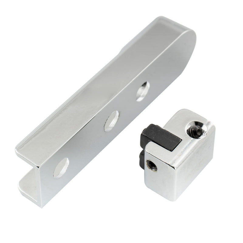 [AUSTRALIA] - Musiclily Pro Individual Bass Bridge Single String Lock-Down Bass Bridge for 4-String Electric Bass, Chrome (Set of 4) 